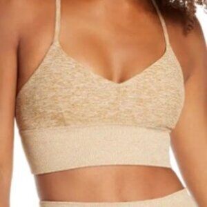 Alo Alosoft Bra Lavish Bra in Blue Haze Heather (matching leggings available)